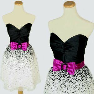 NEW Jessica McClintock Strapless Fit & Flar Sz 3